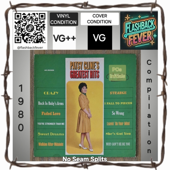 Mca Records Other - PATSY CLINE'S•Greatest Hits•US 1980 (#MCA-12)•Gloversville Pressing